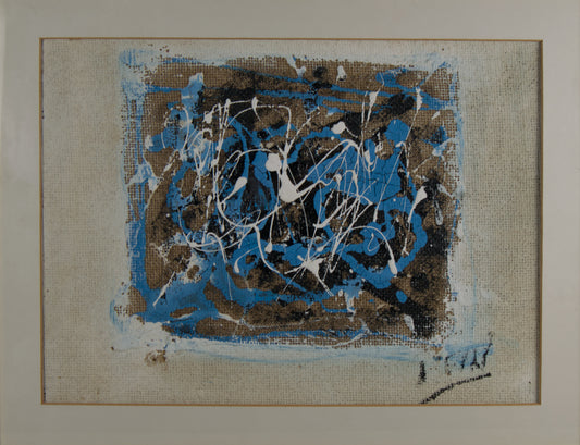 J. Fin (José Vilató) | Composición Abstracta | Óleo y Acrílico Original