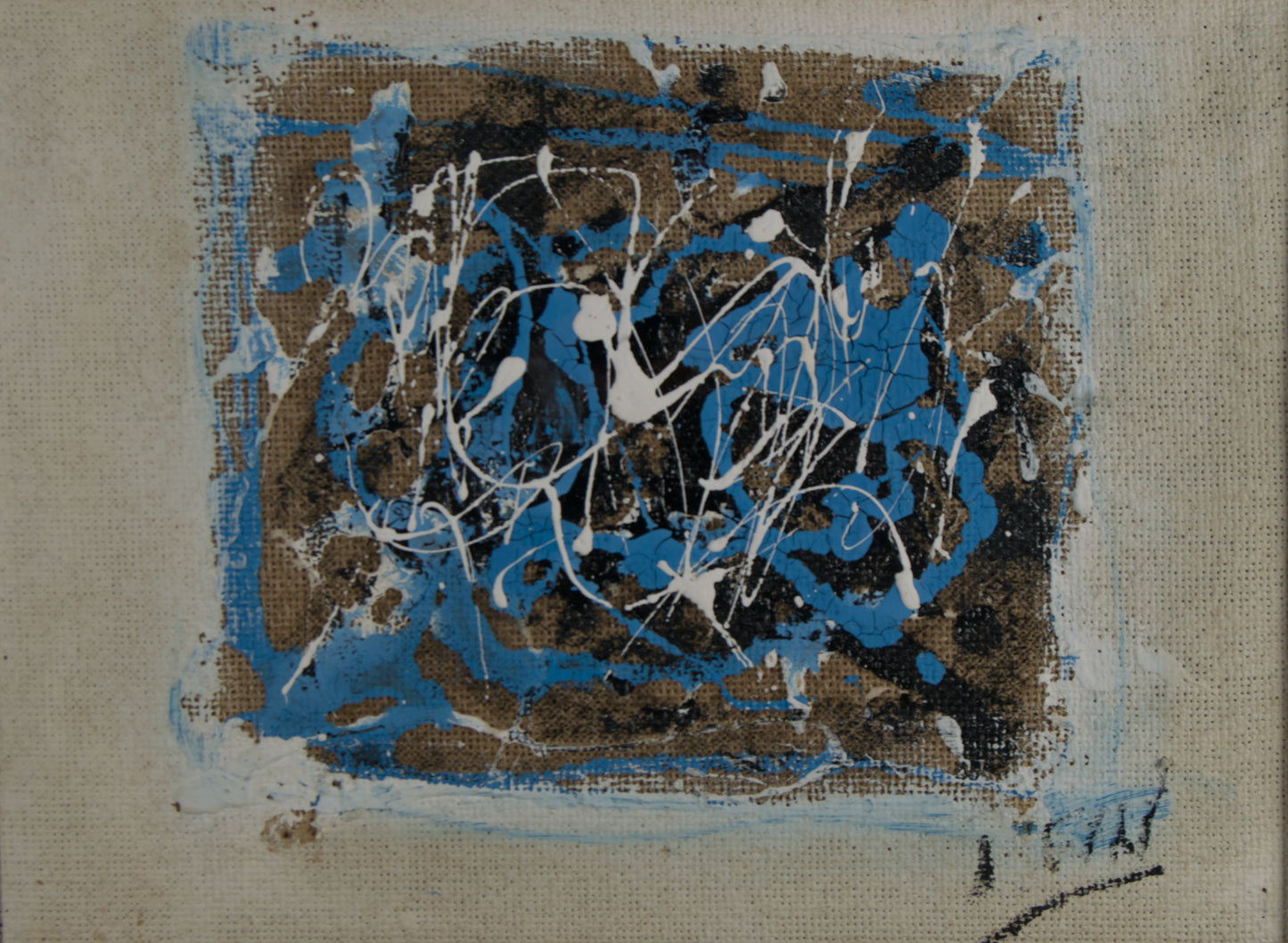 J. Fin (José Vilató) | Composición Abstracta | Óleo y Acrílico Original