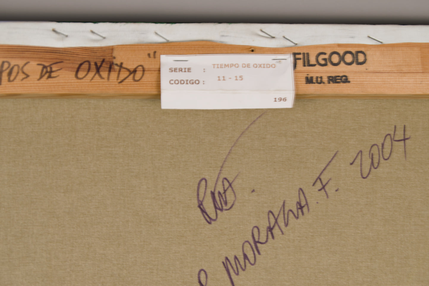 RICARDO MORAGA | TIEMPO DE ÓXIDO (2004) | REALISMO MÁGICO E HIPERREALISMO MATÉRICO | ÓLEO SOBRE LIENZO