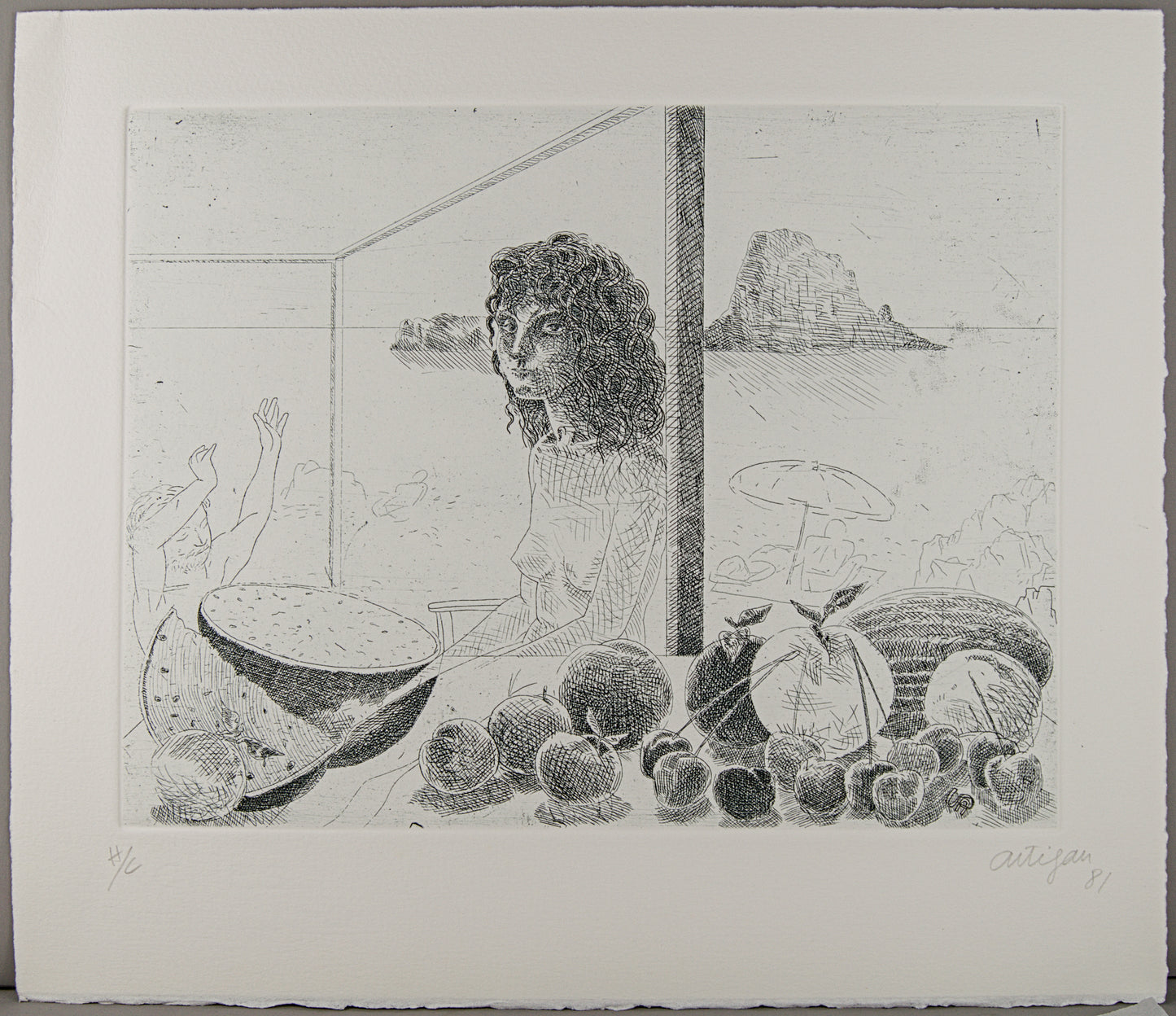 FRANCESC ARTIGAU | VERANO (1981) | EDICIÓN INSTITUCIONAL (H/C) | AGUAFUERTE ORIGINAL