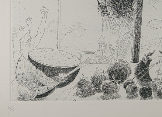 FRANCESC ARTIGAU | VERANO (1981) | EDICIÓN INSTITUCIONAL (H/C) | AGUAFUERTE ORIGINAL