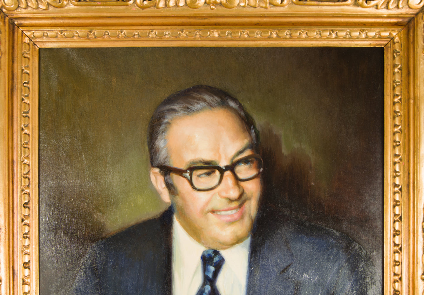 FRANCISCO RIBERA GÓMEZ: PORTRÄT VON DON RAMÓN N. GARCÍA-NIETO PARIS | ORIGINAL-ÖLGEMÄLDE, SIGNIERT