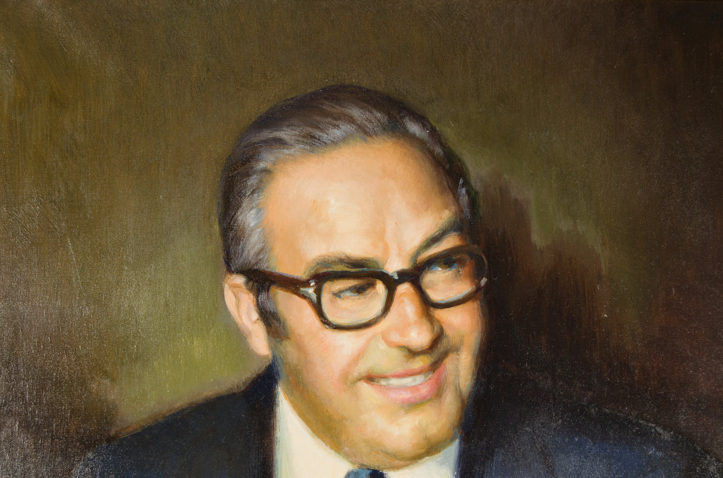 FRANCISCO RIBERA GÓMEZ: PORTRÄT VON DON RAMÓN N. GARCÍA-NIETO PARIS | ORIGINAL-ÖLGEMÄLDE, SIGNIERT