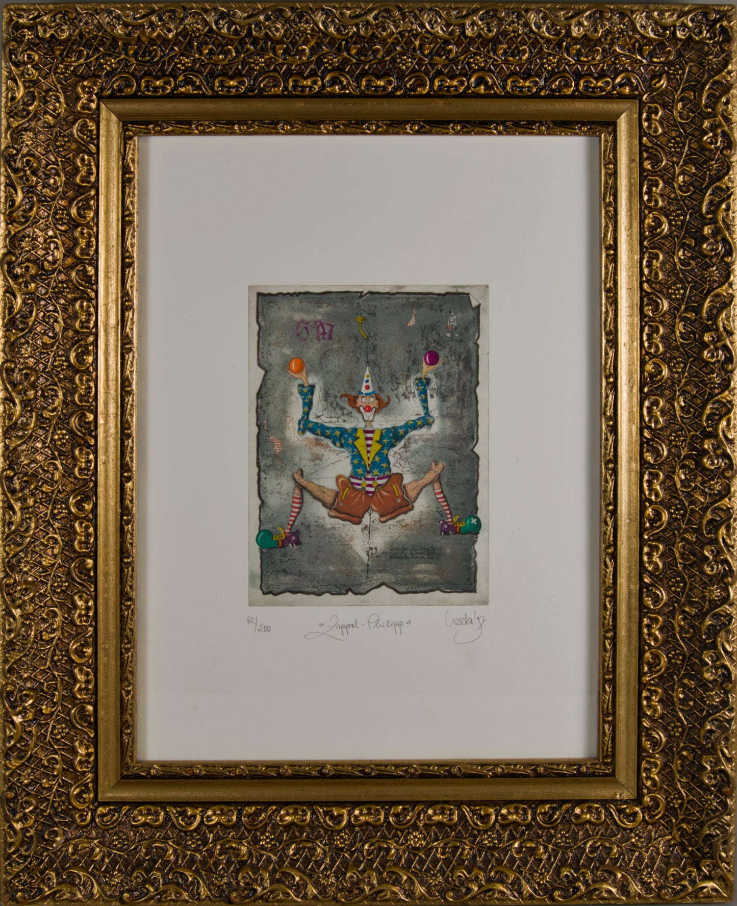 RAINER HERCKS | ZAPPEL-PHILIPP (EL HAMPELMANN) | SURREALISMO LÚDICO | GRABADO AL AGUAFUERTE Y AGUATINTA