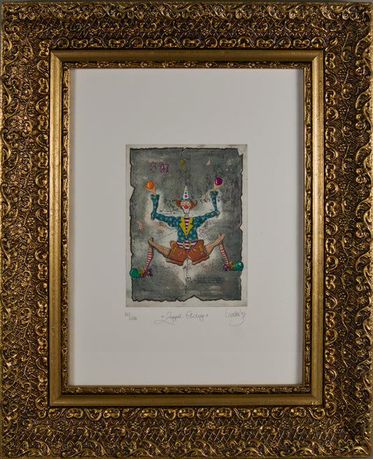 RAINER HERCKS | ZAPPEL-PHILIPP (EL HAMPELMANN) | SURREALISMO LÚDICO | GRABADO AL AGUAFUERTE Y AGUATINTA