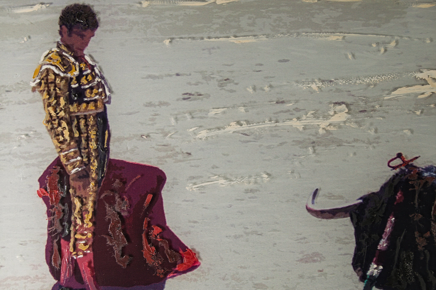 ANDRÉS NICOLAU | ESCENA TAURINA (NIMES, 2012) | TÉCNICA MIXTA TRIDIMENSIONAL | ARTE CONTEMPORÁNEO