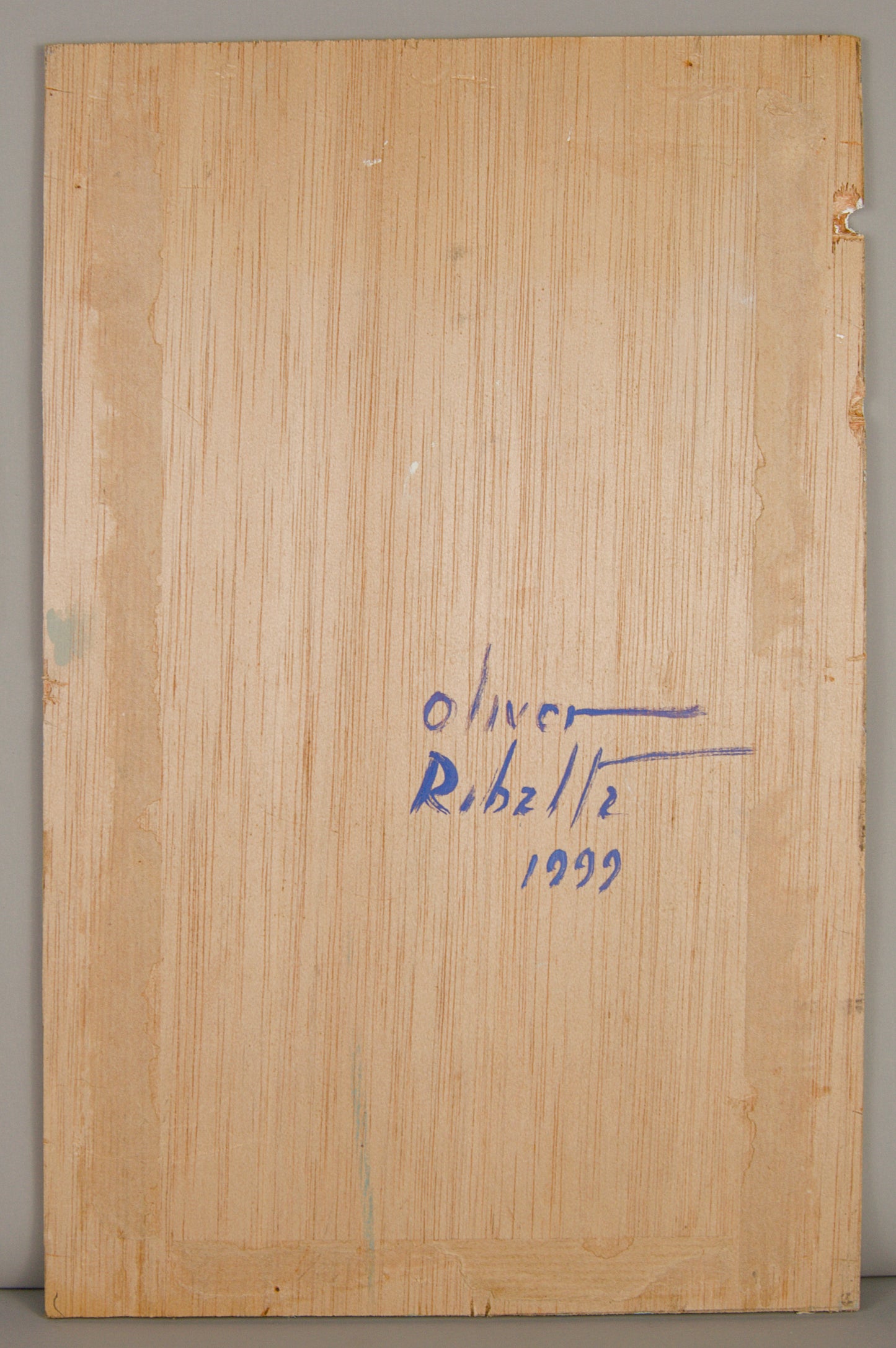 Pere Oliver Ribalta | Desnudo ante el Espejo (1999) | Óleo Original sobre Tabla