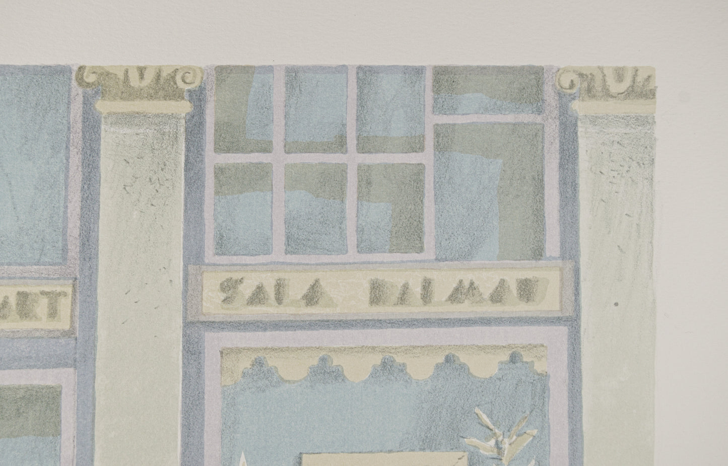 FRANCESC TODÓ | SALA DALMAU | HISTORIA DEL GALERISMO | PRUEBA DE TALLER (DOCUMENTO LITOGRÁFICO)