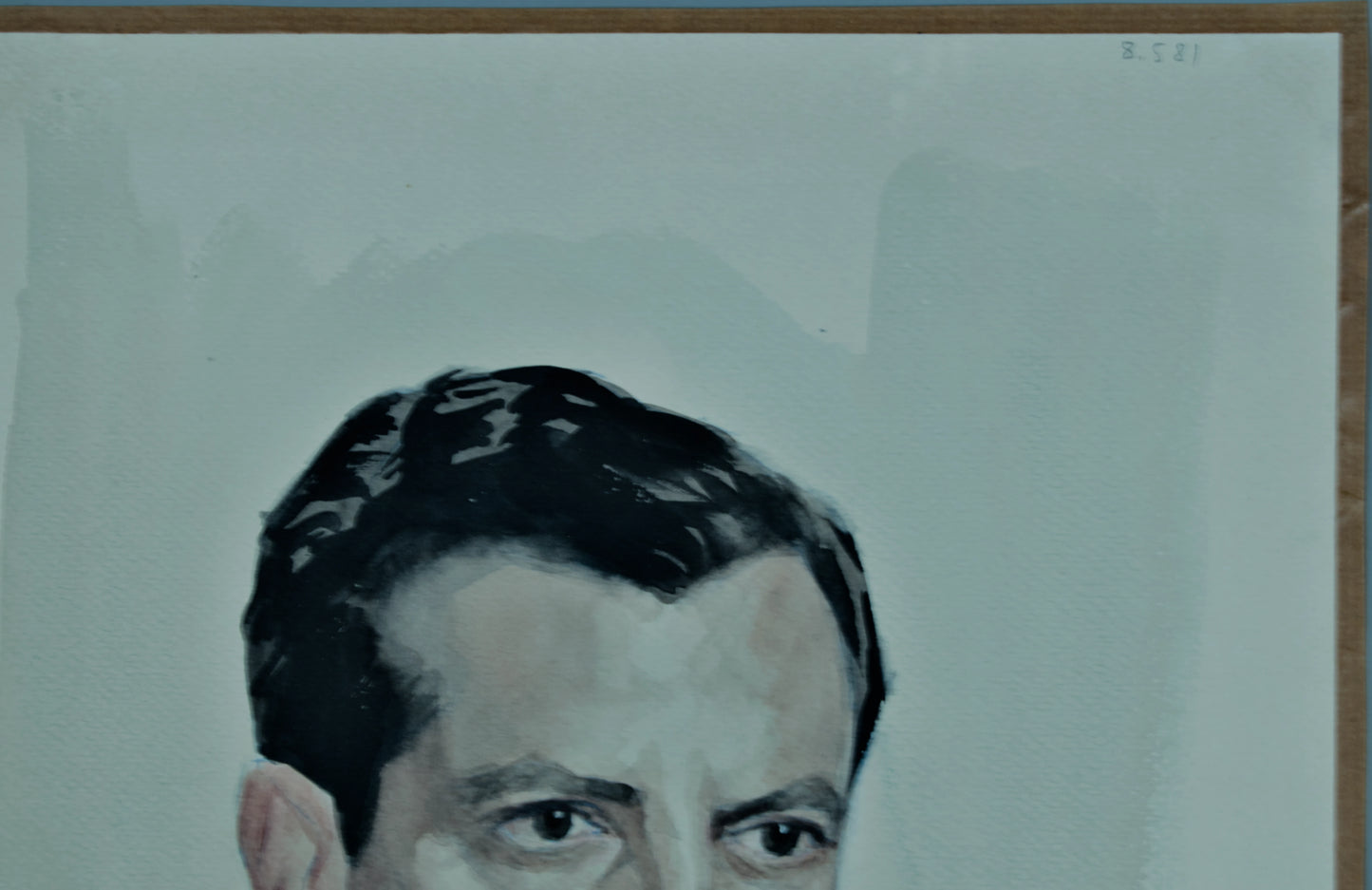 JULIO QUESADA GUILABERT | RETRATO DE CABALLERO | ESCUELA ESPAÑOLA (1961) | ACUARELA