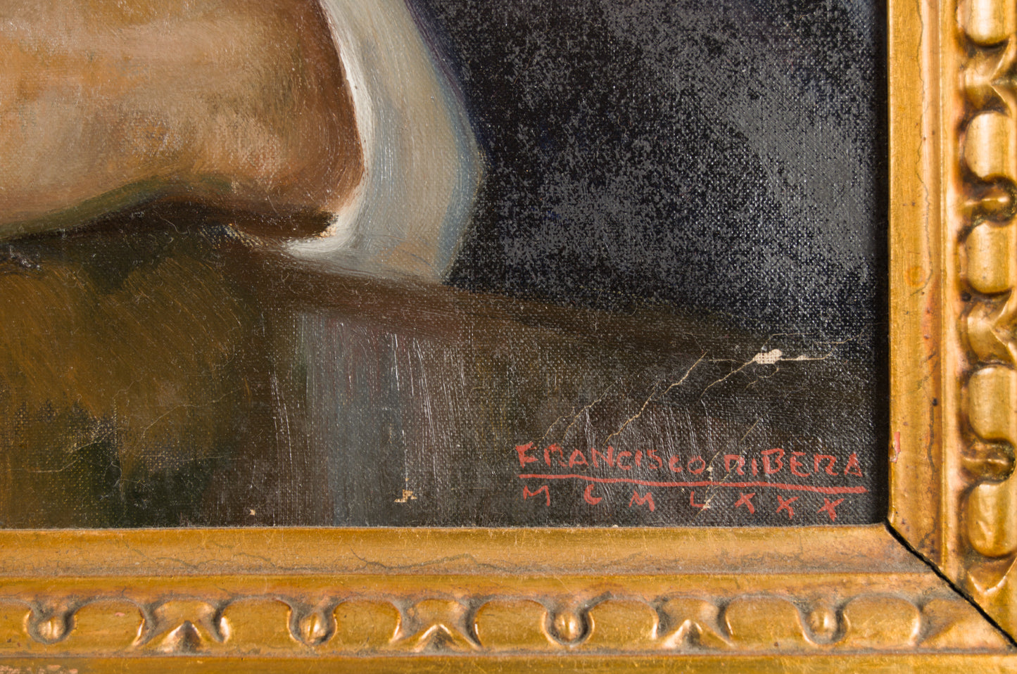 FRANCISCO RIBERA GÓMEZ: PORTRÄT VON DON RAMÓN N. GARCÍA-NIETO PARIS | ORIGINAL-ÖLGEMÄLDE, SIGNIERT