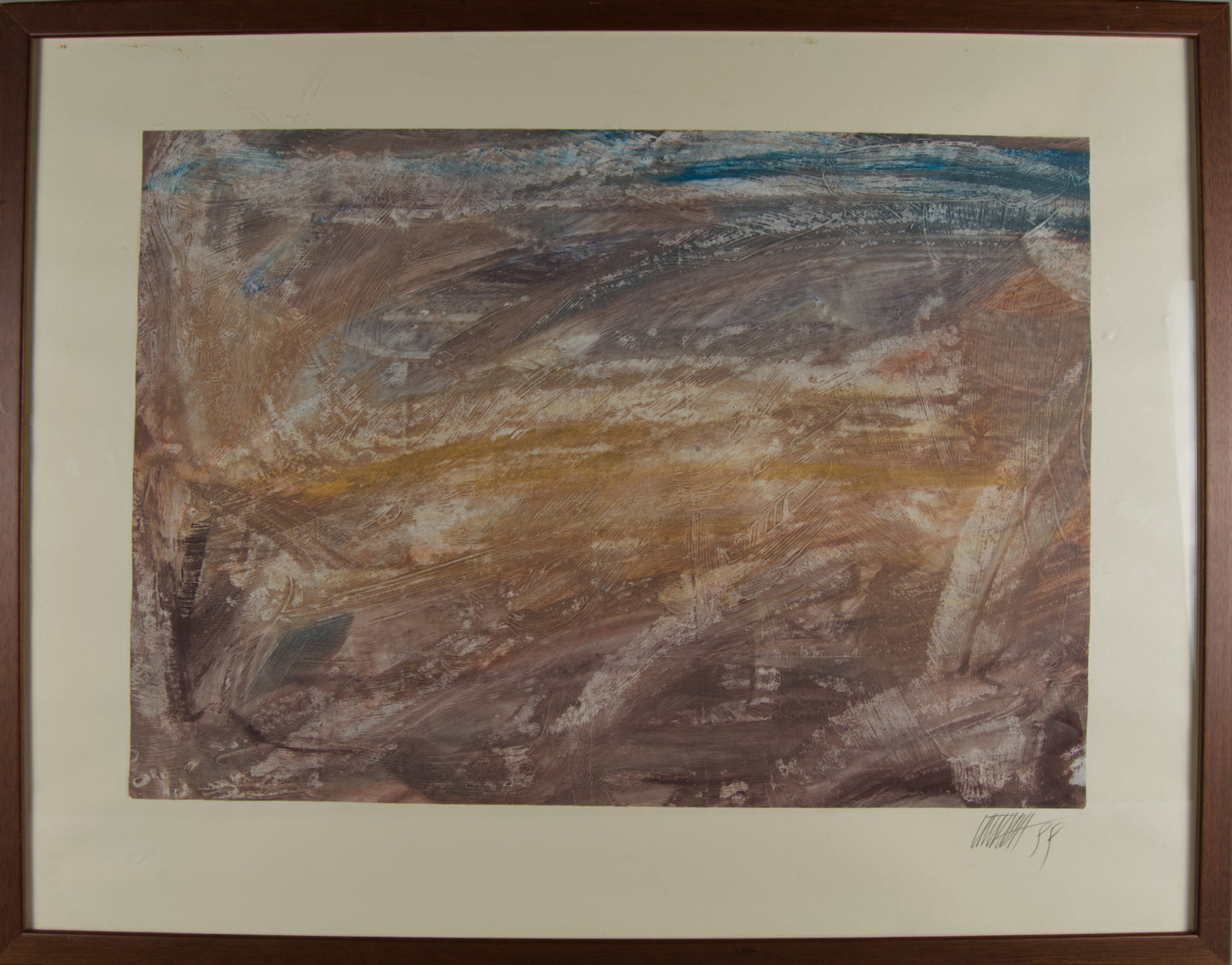 Josep Canyada | Horizonte Matérico en Tierras (1988) | Técnica Mixta Original