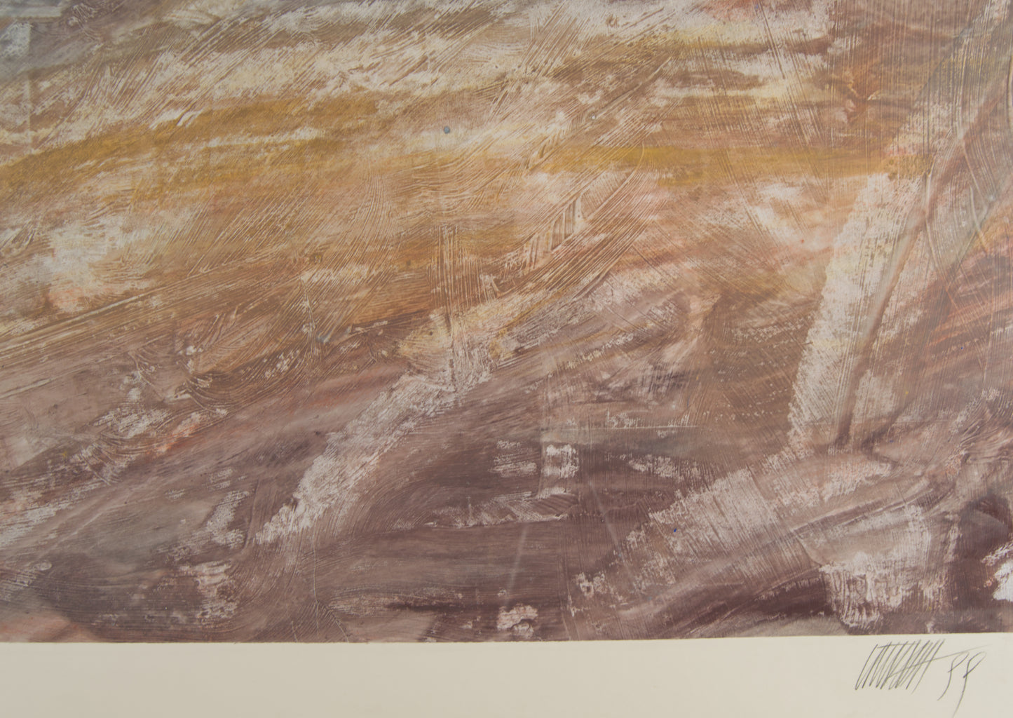 Josep Canyada | Horizonte Matérico en Tierras (1988) | Técnica Mixta Original