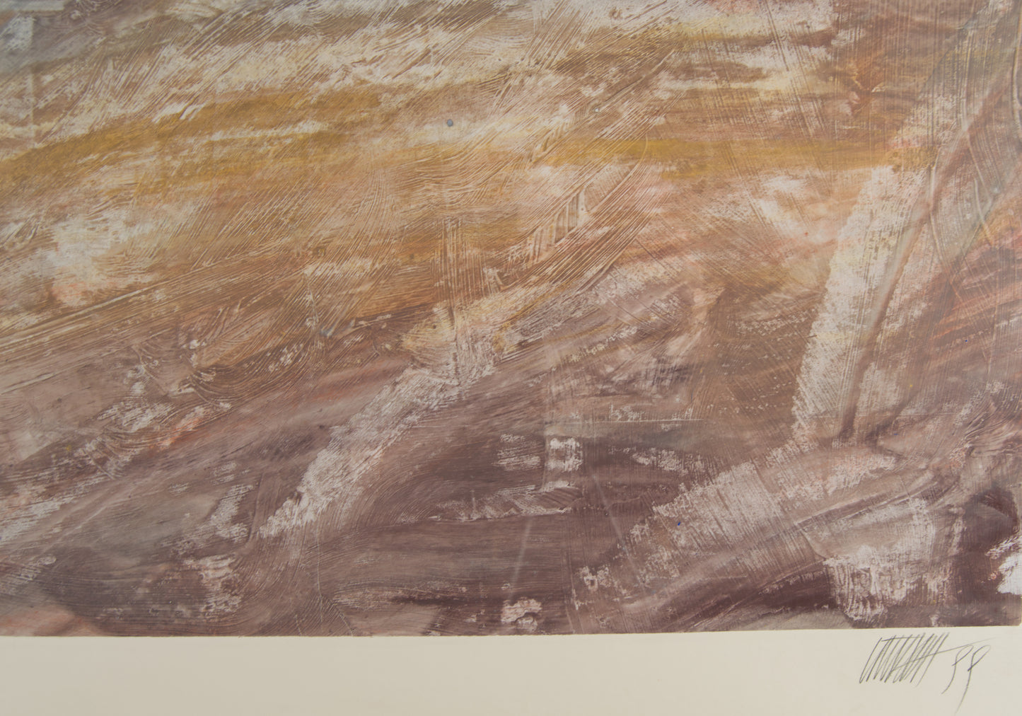 Josep Canyada | Horizonte Matérico en Tierras (1988) | Técnica Mixta Original