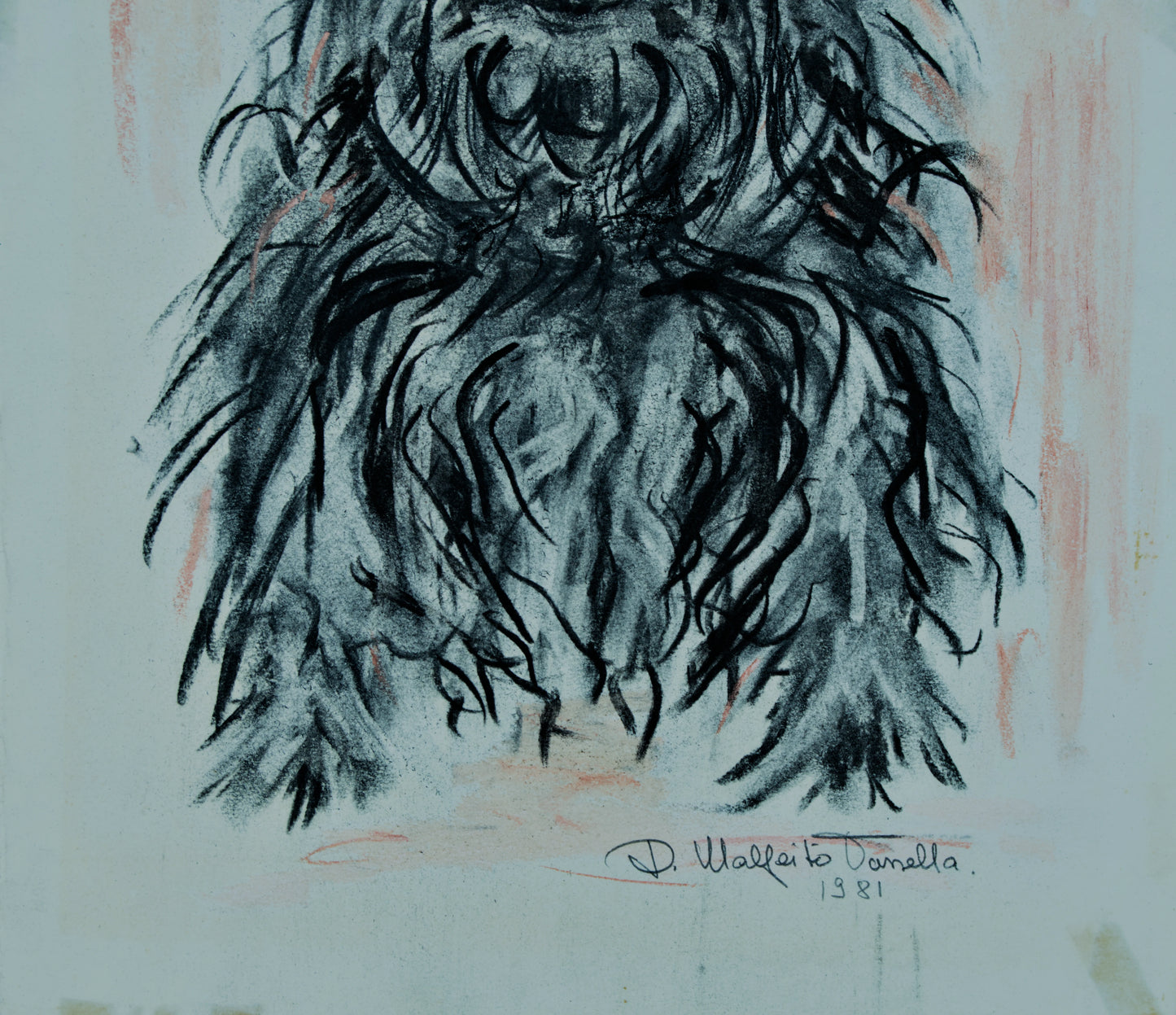 DOMÈNEC MALFEITO TANELLA | PORTRÄT EINES YORKSHIRE TERRIER | EXPRESSIV REALISMUS | GEMISCHTE TECHNIK (1981)