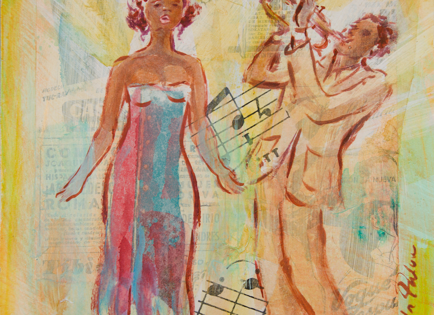 SALVADOR PALOU | DE BEGUR A CUBA (HAVANERES) | TÉCNICA MIXTA Y COLLAGE