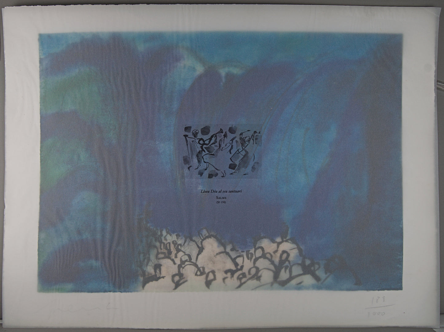 PERICO PASTOR | TRÍPTICO "LA BÍBLIA" (2007) | OBRA GRÁFICA FIRMADA Y CERTIFICADA | EDICIÓN NOTARIAL