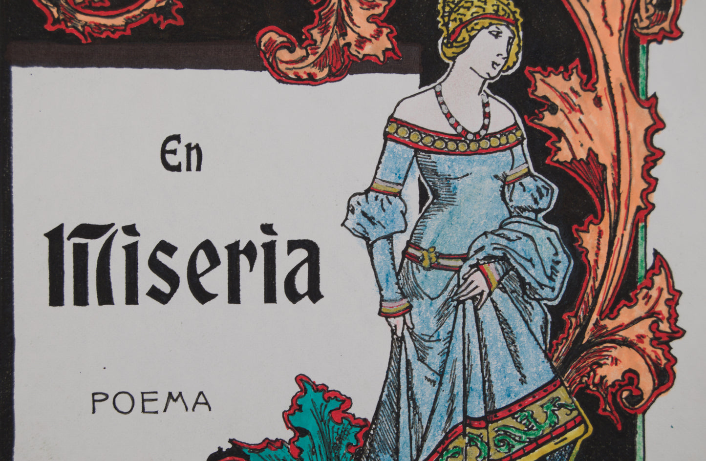 APEL·LES MESTRES | EN MISERIA (ILUSTRACIÓN ORIGINAL) | MODERNISMO Y RENAIXENÇA