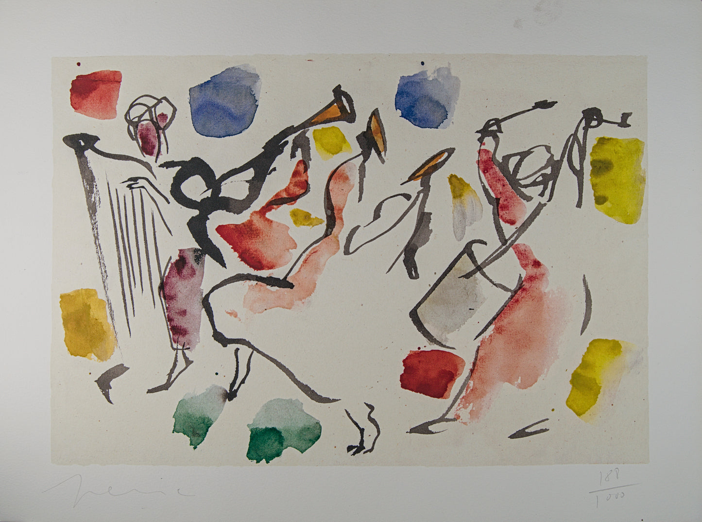 PERICO PASTOR | TRÍPTICO "LA BÍBLIA" (2007) | OBRA GRÁFICA FIRMADA Y CERTIFICADA | EDICIÓN NOTARIAL