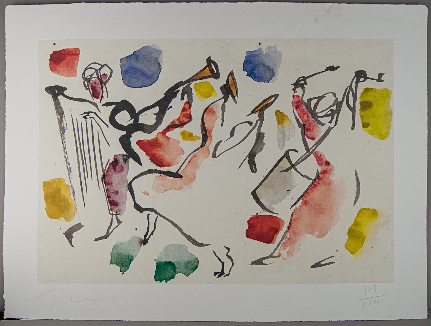 PERICO PASTOR | TRÍPTICO "LA BÍBLIA" (2007) | OBRA GRÁFICA FIRMADA Y CERTIFICADA | EDICIÓN NOTARIAL