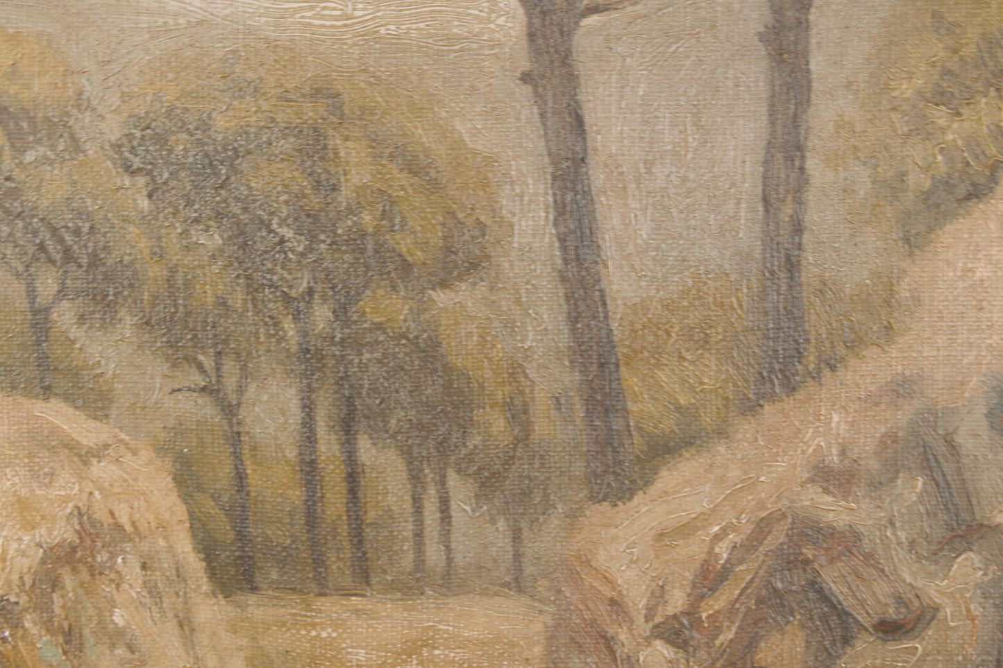 Francisco Payá Sanchís | Paisaje Mediterráneo con Pinos (1947) | Óleo Original