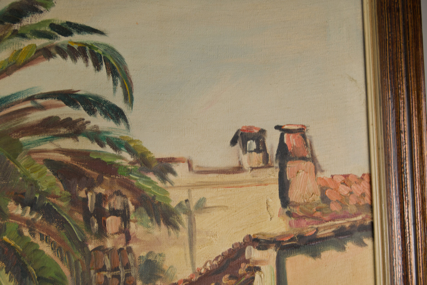 JORDI PAUSAS | LÄNDLICHE LANDSCHAFT MIT STRASSE UND BERG | KATALANISCHE LANDSCHAFTSSCHULE | ÖL AUF LEINWAND