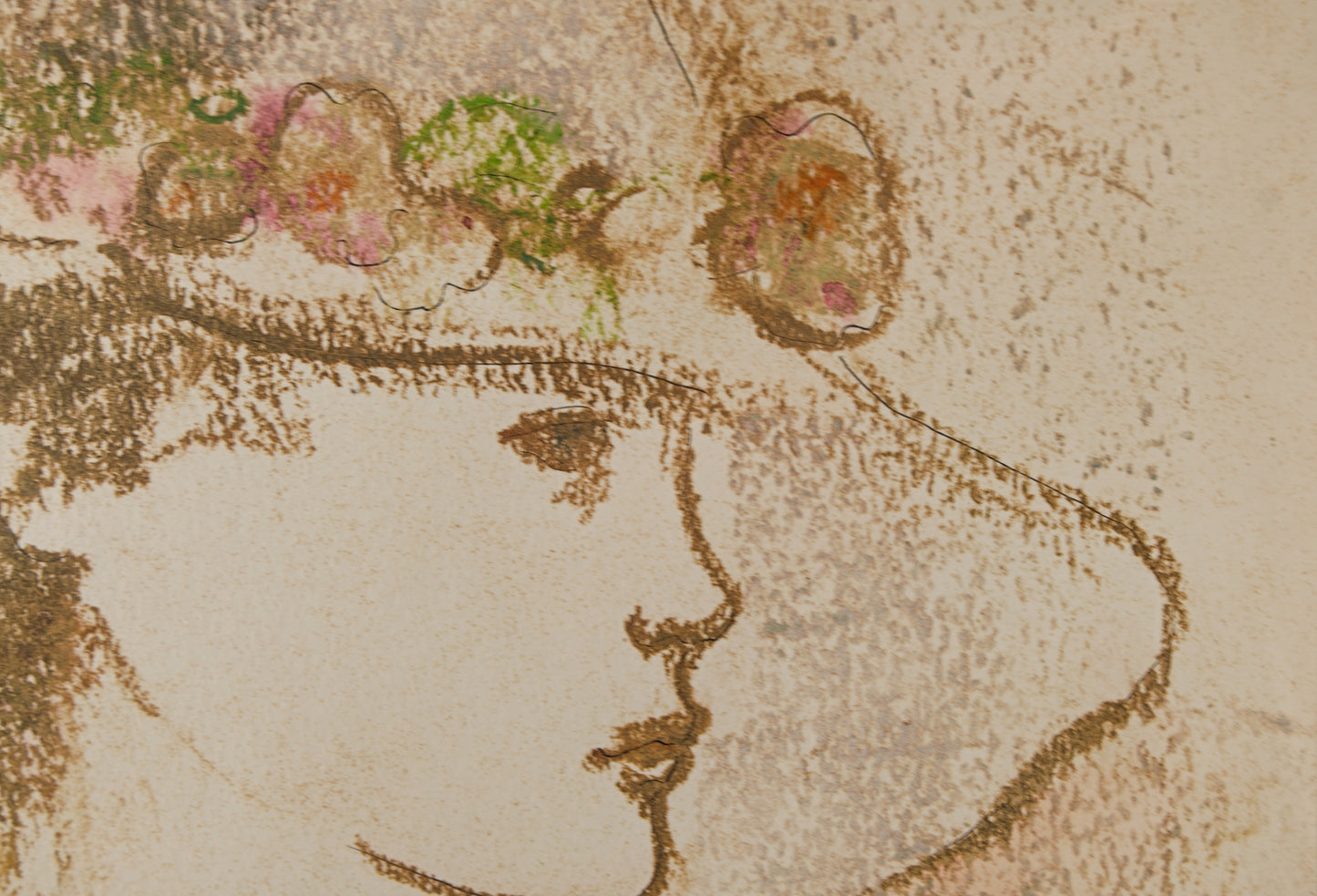 CARME NAVARRA PRUNA | LA DAMA DEL SOMBRERO | RETRATO CONTEMPORÁNEO | TÉCNICA MIXTA