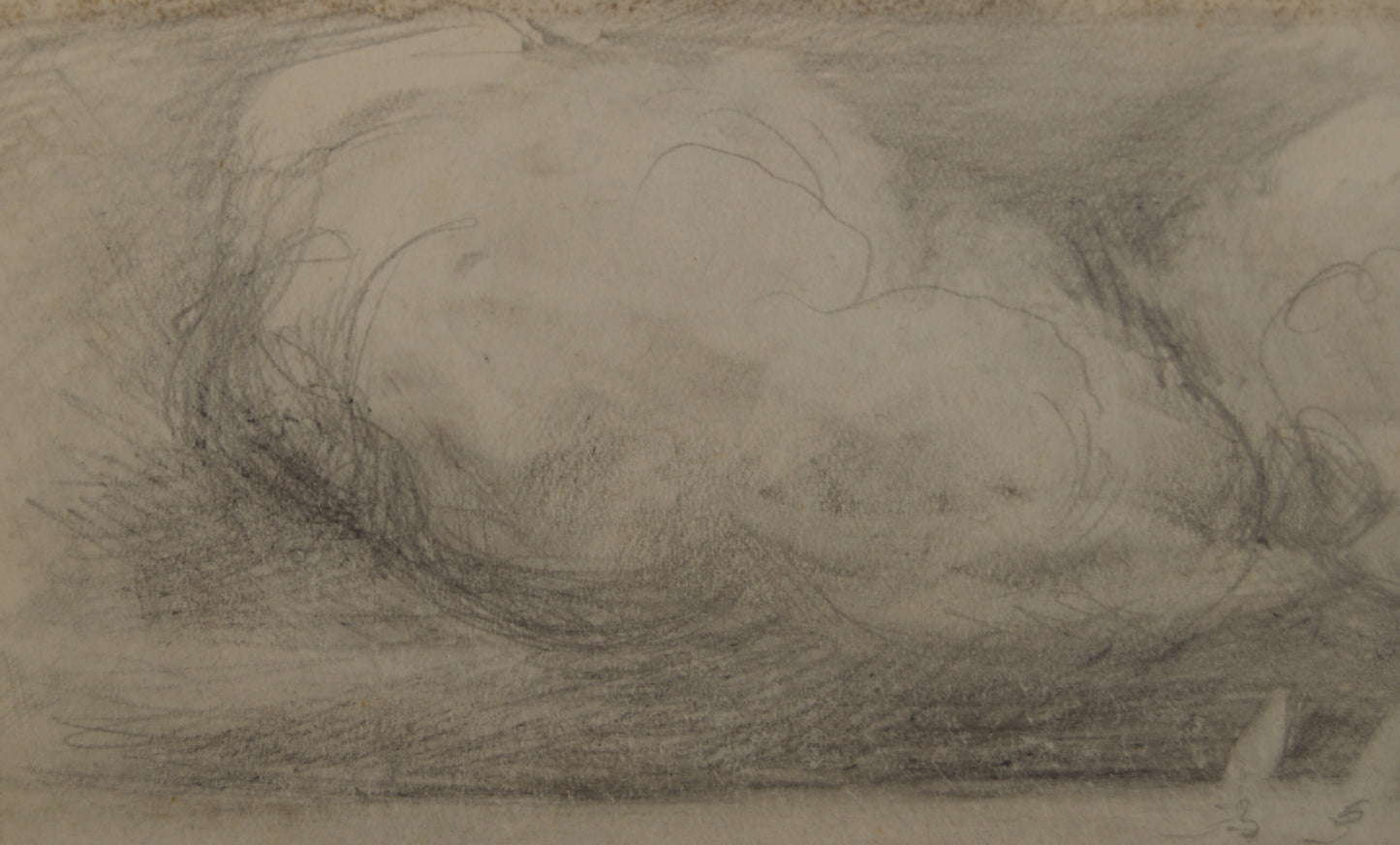 AGAPITO CASAS ABARCA | MARINA CON VELEROS | CARBONCILLO ORIGINAL | PAISAJISMO CATALÁN