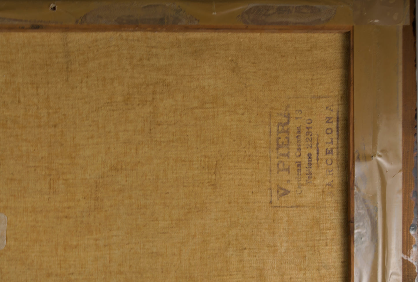 JORDI PAUSAS | LÄNDLICHE LANDSCHAFT MIT STRASSE UND BERG | KATALANISCHE LANDSCHAFTSSCHULE | ÖL AUF LEINWAND