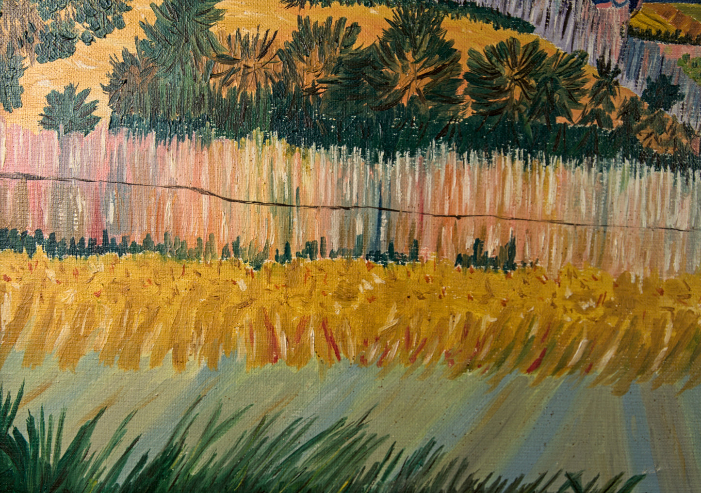 F. Figuerola | Paisaje Rural con Vistas a Montserrat | Óleo sobre Lienzo (1978)
