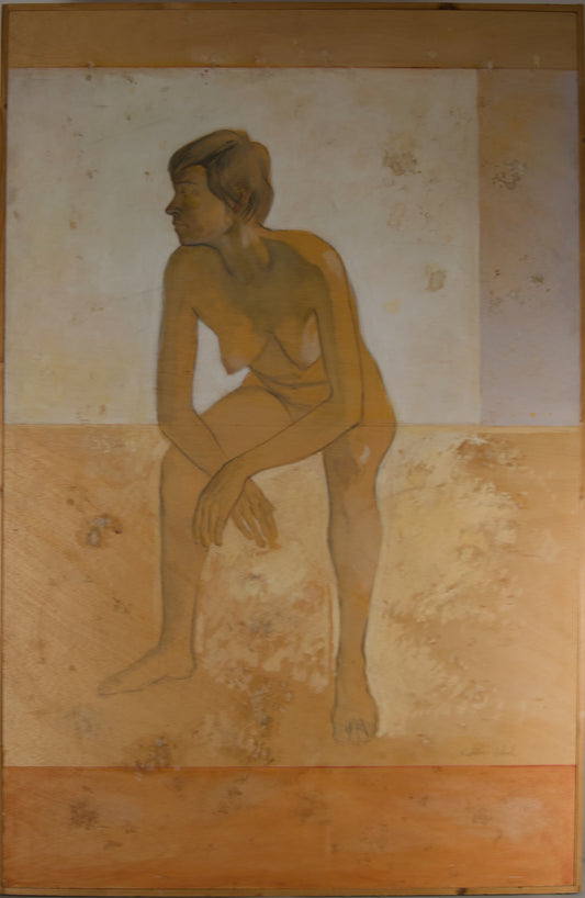 RUBÉN VIDAL | "LULU" | ZEITGENÖSSISCHER REALISMUS | MISCHTECHNIK AUF HOLZ 