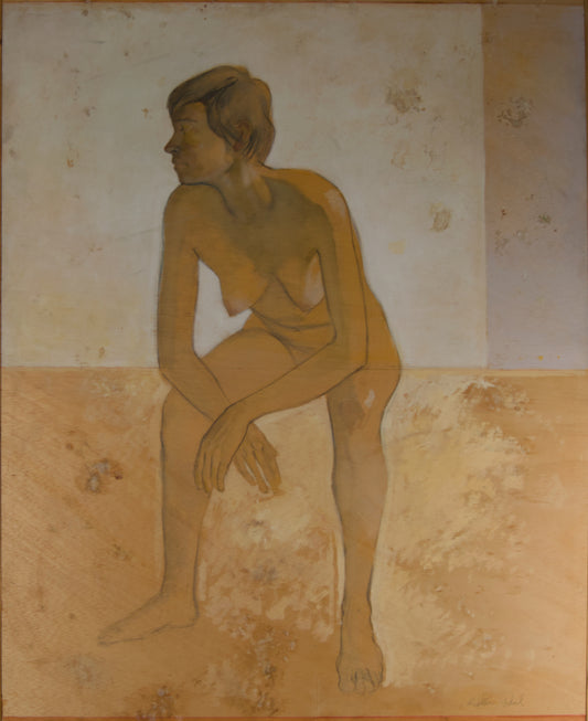 RUBÉN VIDAL | "LULU" | ZEITGENÖSSISCHER REALISMUS | MISCHTECHNIK AUF HOLZ 