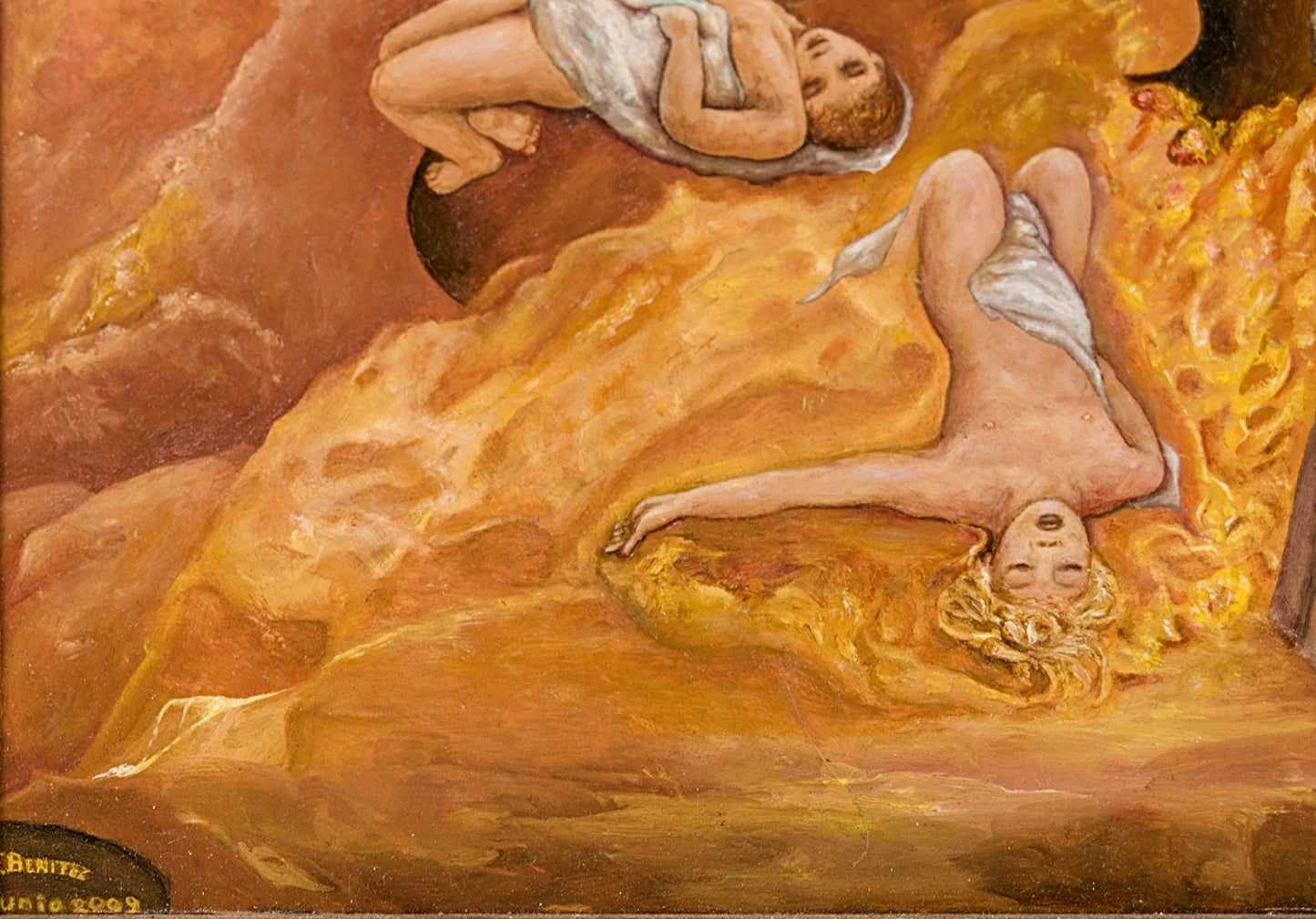 Francisco Benítez | Escena Mitológica (El Sacrificio) (2009) | Óleo | Neofiguración y Surrealismo