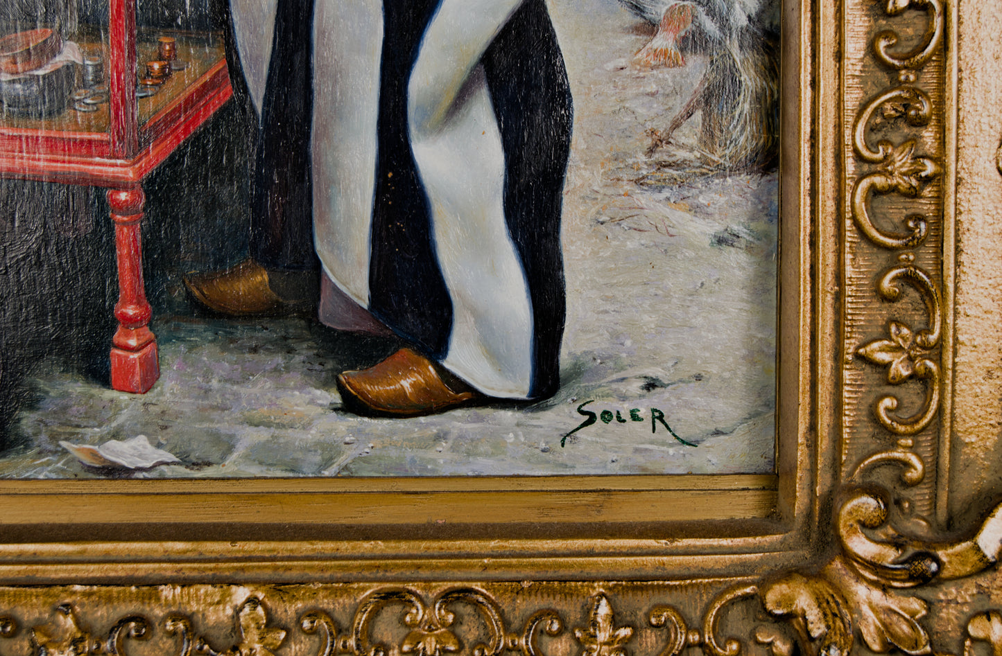 CHARLES WILDA (ZUGEFÜGT AN „SOLER“) | ORIENTALISTISCHE SZENE „EIN VERKAUF ABSCHLUSS“ | GENRE-GEMÄLDE DES 19. JAHRHUNDERTS | ÖL AUF LEINWAND