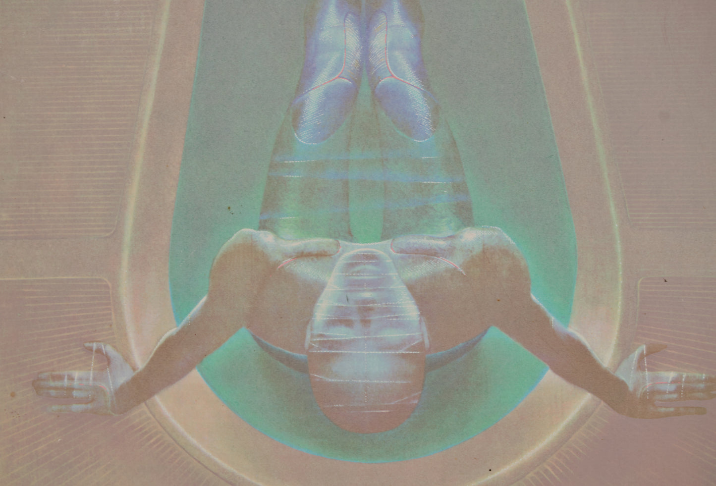 MICHEL HENRICOT | LA DAME DANS LE BAIN | REALISMO FANTÁSTICO | SERIGRAFÍA