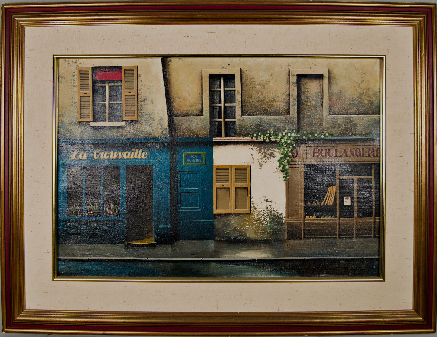 THOMAS PRADZYNSKI | PARISER STADTSZENE | POETISCHER REALISMUS | ÖL AUF LEINWAND