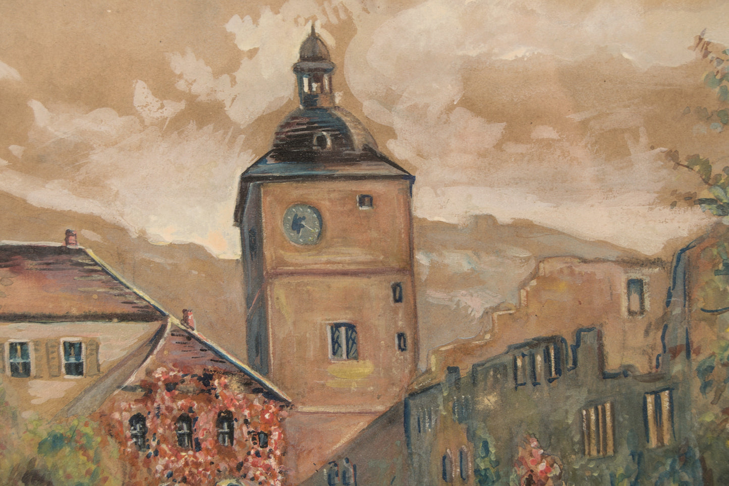 Escena Arquitectónica de Fanseaux-Tixier: Costumbrismo y Tradición del siglo XIX