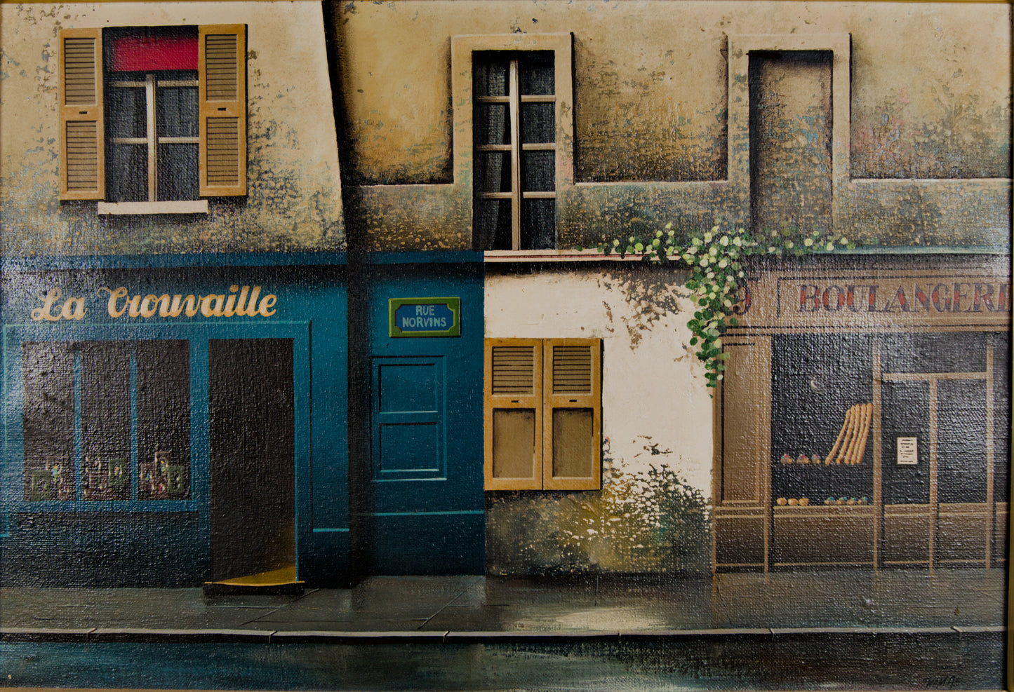 THOMAS PRADZYNSKI | PARISER STADTSZENE | POETISCHER REALISMUS | ÖL AUF LEINWAND