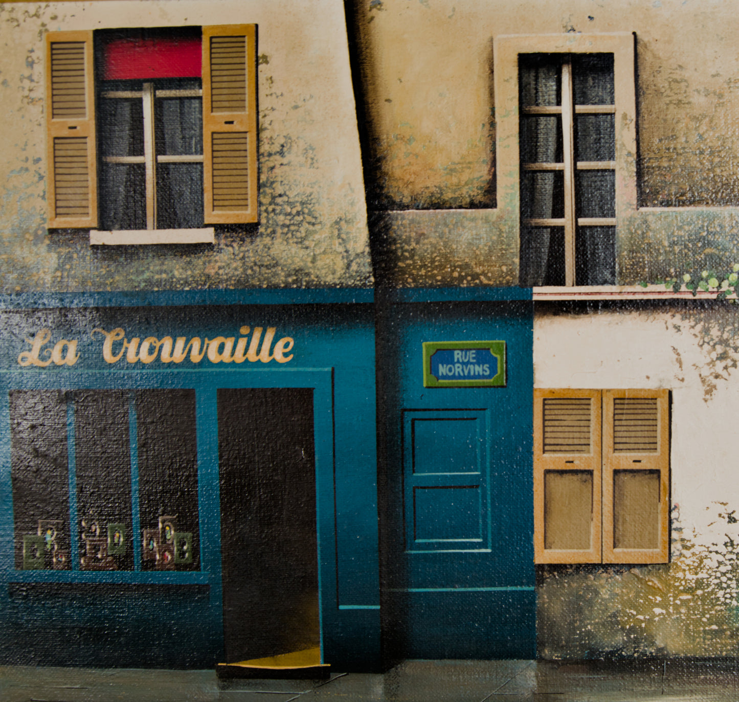 THOMAS PRADZYNSKI | PARISER STADTSZENE | POETISCHER REALISMUS | ÖL AUF LEINWAND