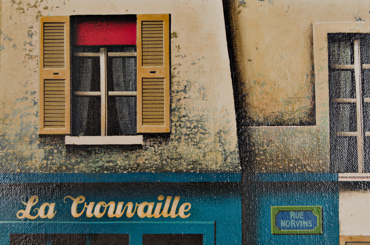 THOMAS PRADZYNSKI | PARISER STADTSZENE | POETISCHER REALISMUS | ÖL AUF LEINWAND