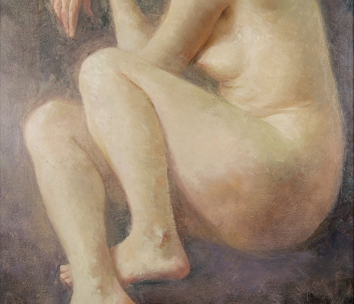 Montse Valdés | Figura Femenina (c. 1995) | Óleo Original de su Primera Etapa