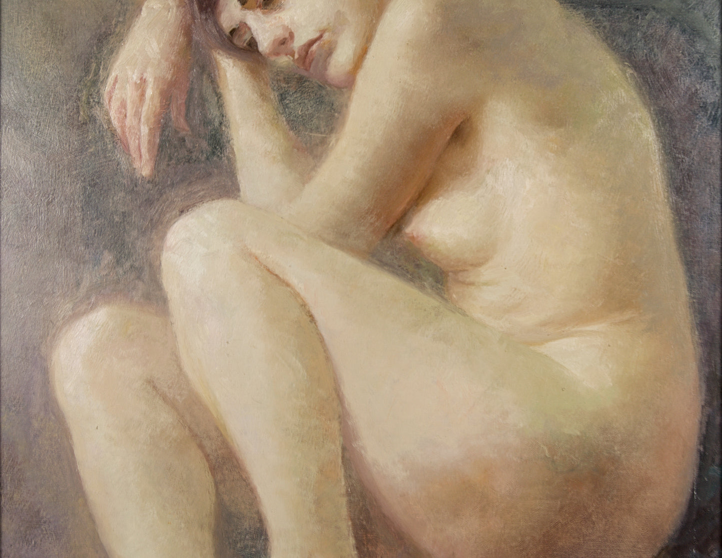 Montse Valdés | Figura Femenina (c. 1995) | Óleo Original de su Primera Etapa