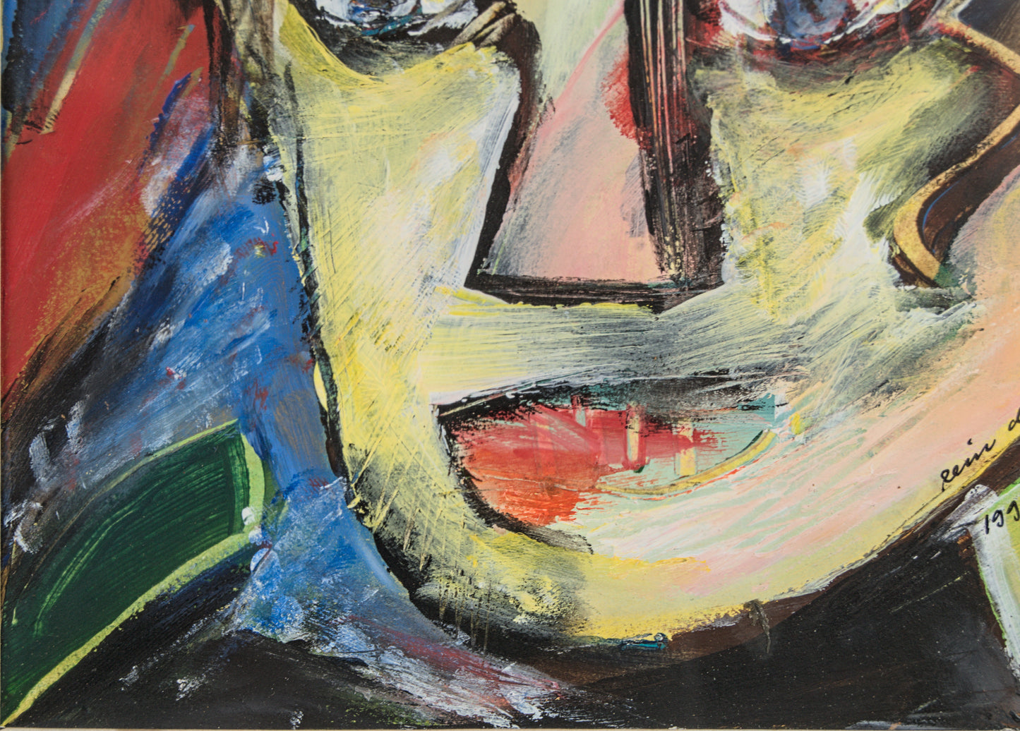 Rein de Lege | Tríptico de Retratos Expresionistas | Técnica Mixta | 1998