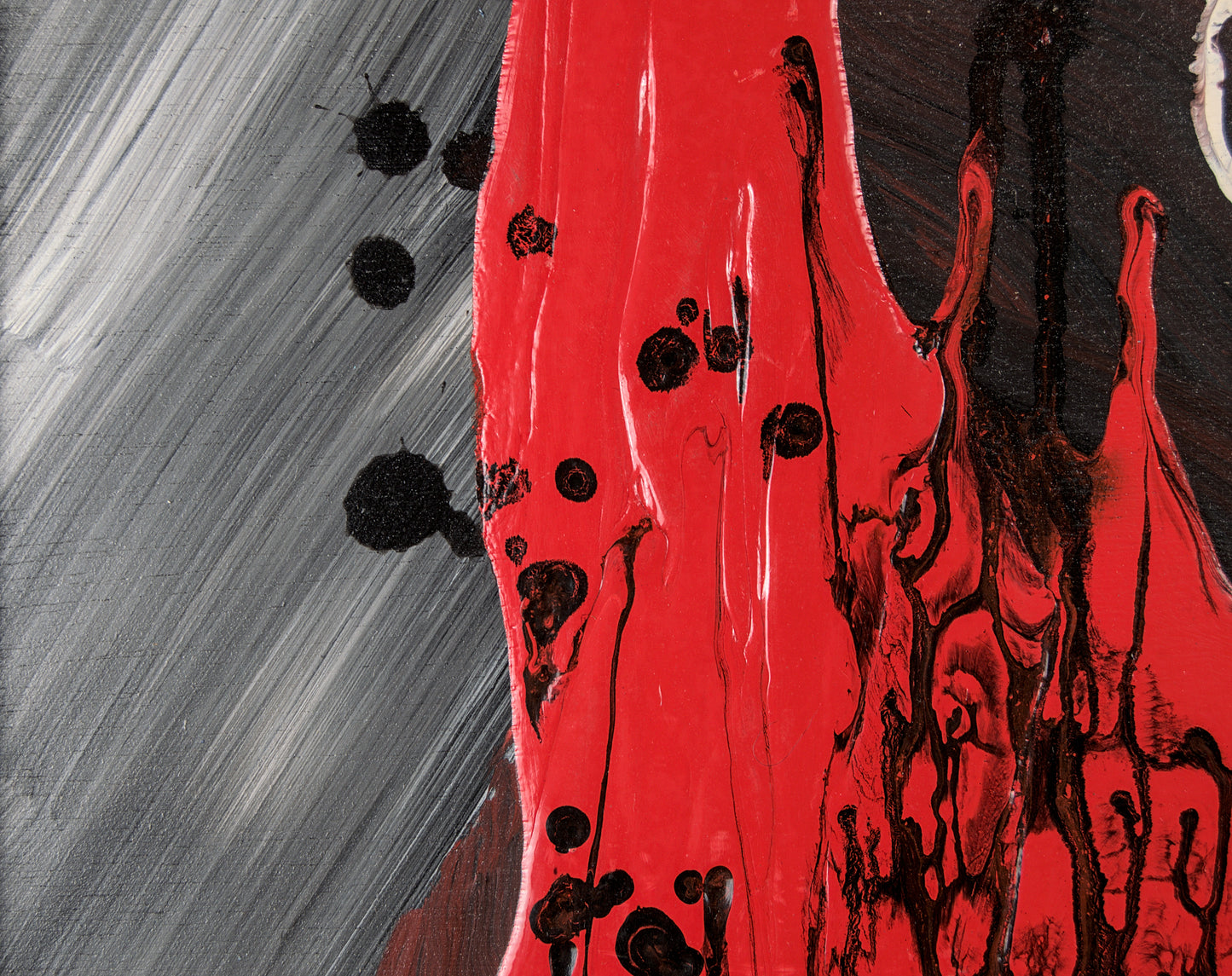 Perico Fernández | Abstracción Visceral | Técnica Mixta sobre Soporte Rígido | 1990