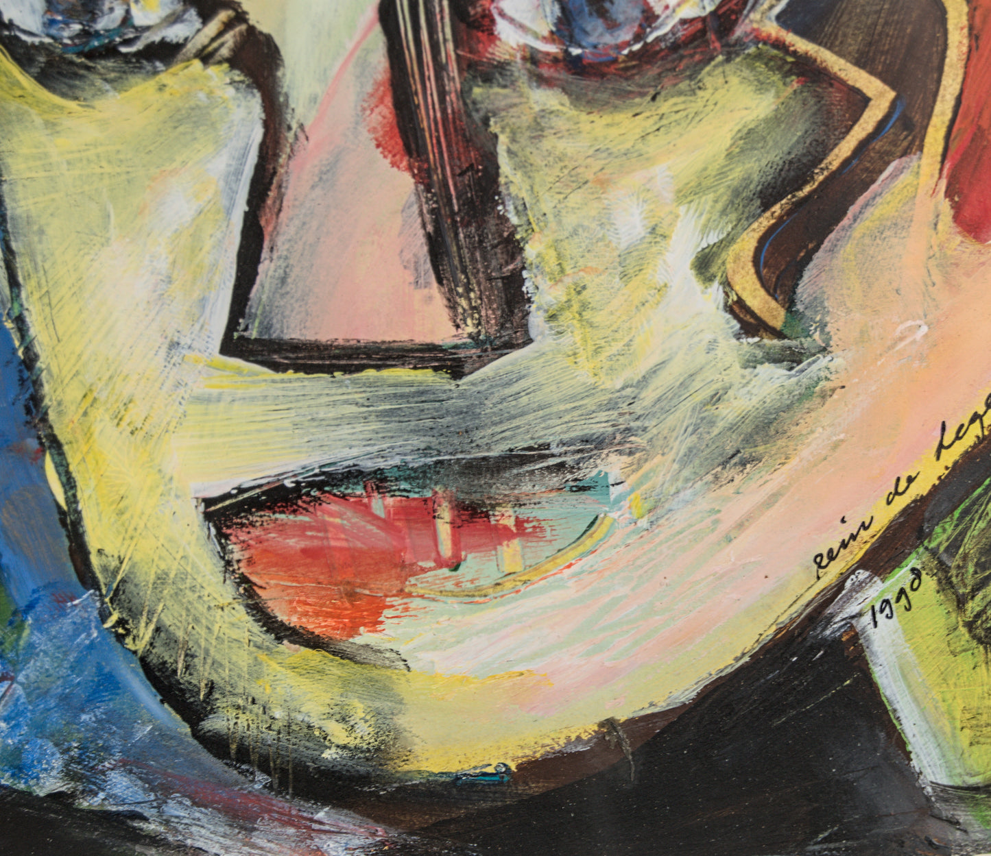 Rein de Lege | Tríptico de Retratos Expresionistas | Técnica Mixta | 1998