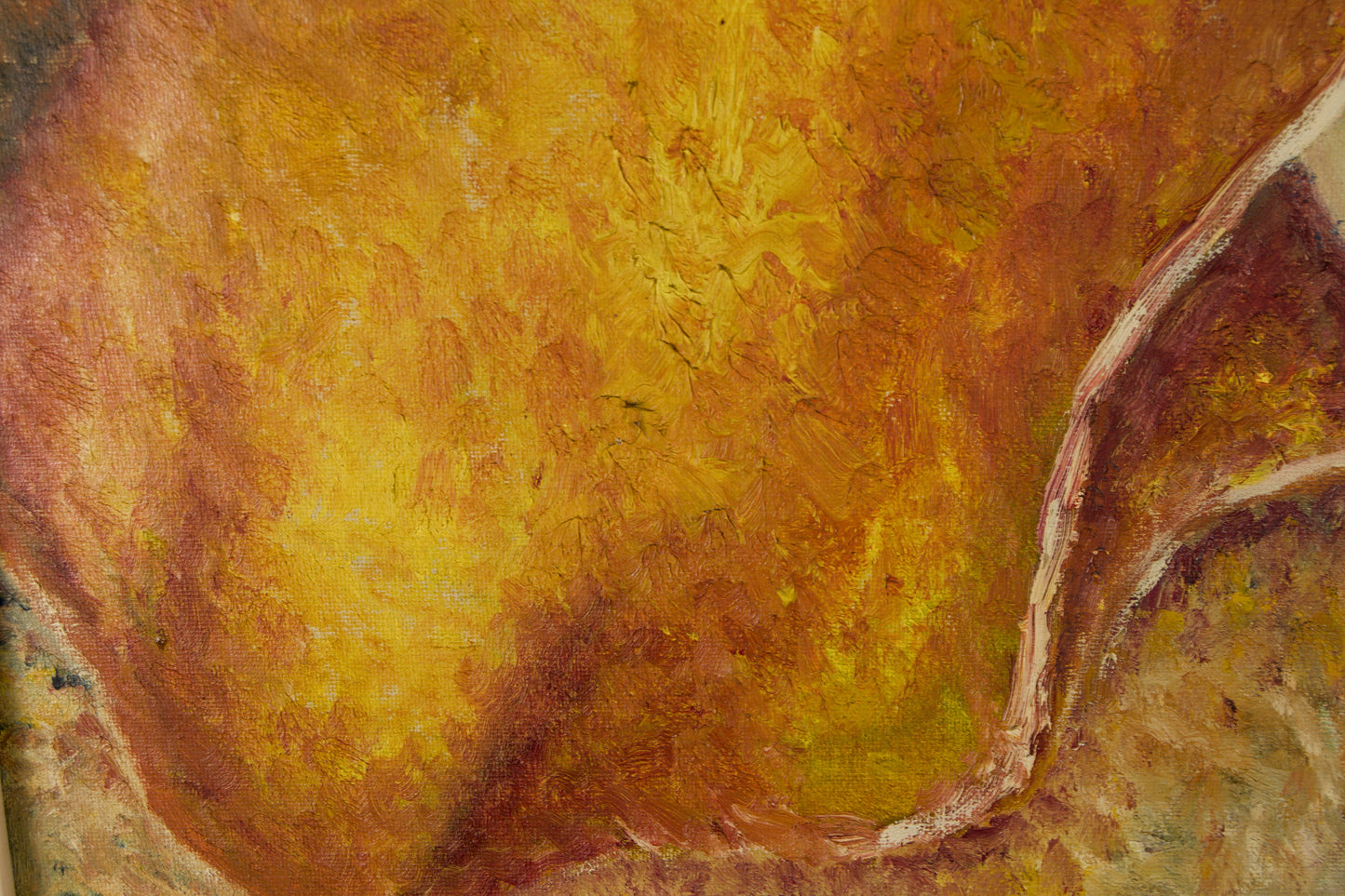 Ángeles Manzanaro | Retrato femenino con sombrero | Óleo sobre lienzo | 1987
