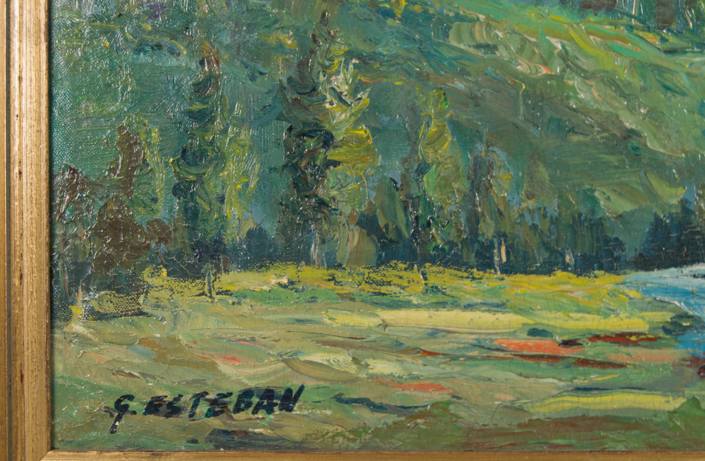 ESTEBAN GRUNWALD ALSGE | WINTERLANDSCHAFT MIT SCHNEE | UNGARISCH-SPANISCHE SCHULE (20. JAHRHUNDERT) | ÖL AUF LEINWAND