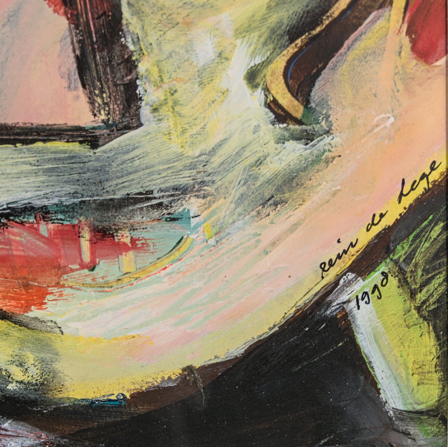 Rein de Lege | Tríptico de Retratos Expresionistas | Técnica Mixta | 1998