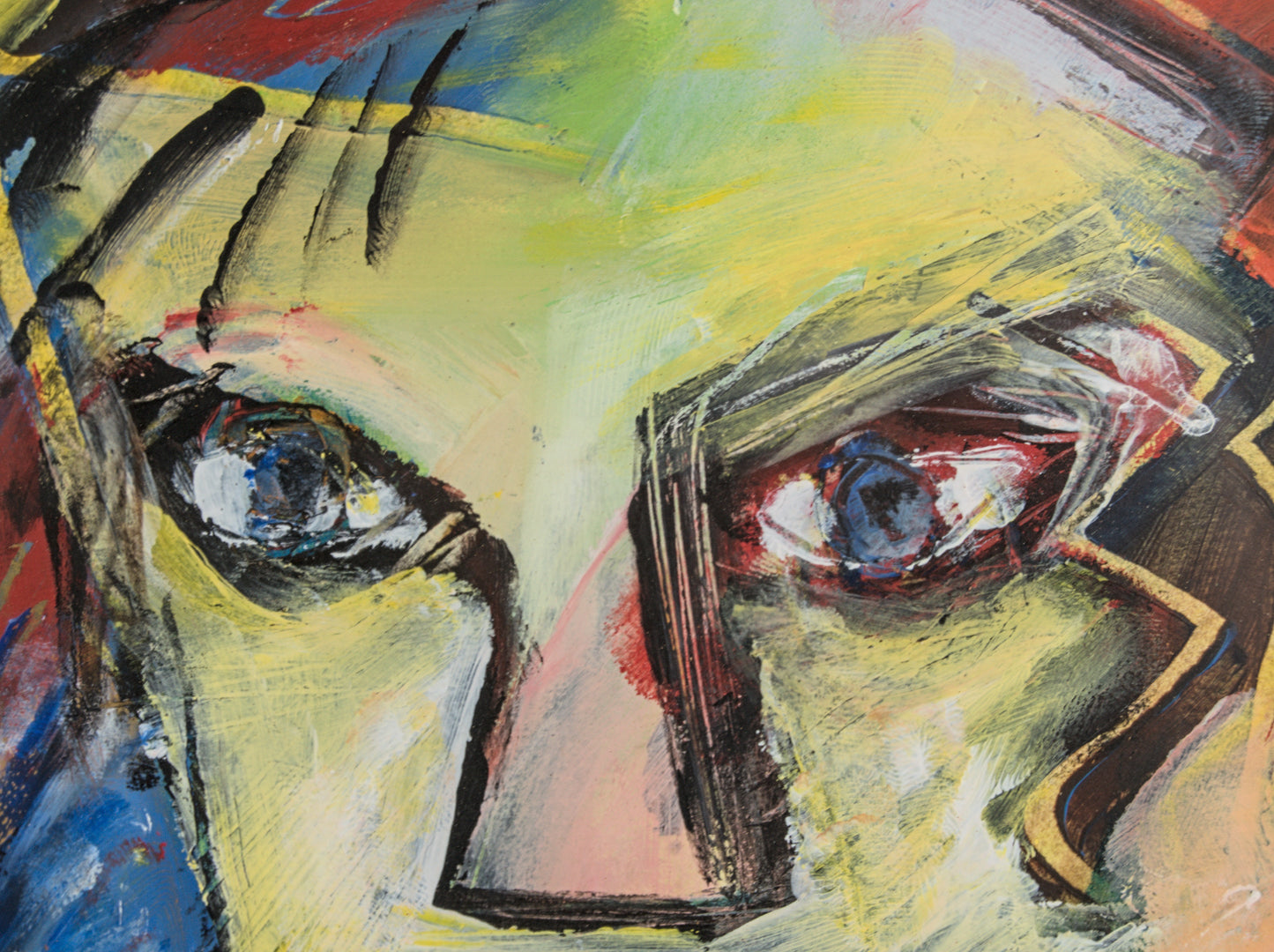 Rein de Lege | Tríptico de Retratos Expresionistas | Técnica Mixta | 1998