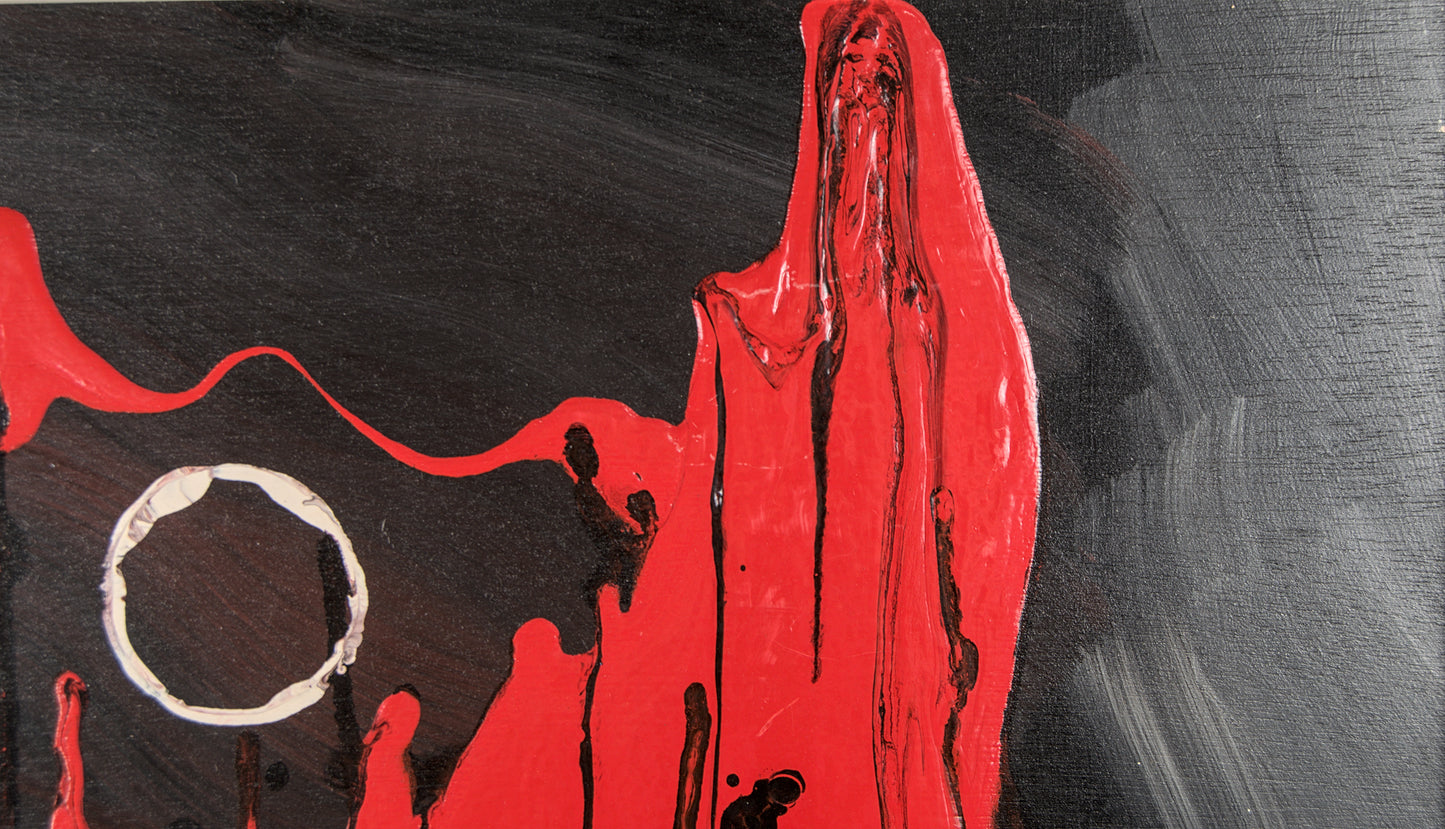 Perico Fernández | Abstracción Visceral | Técnica Mixta sobre Soporte Rígido | 1990