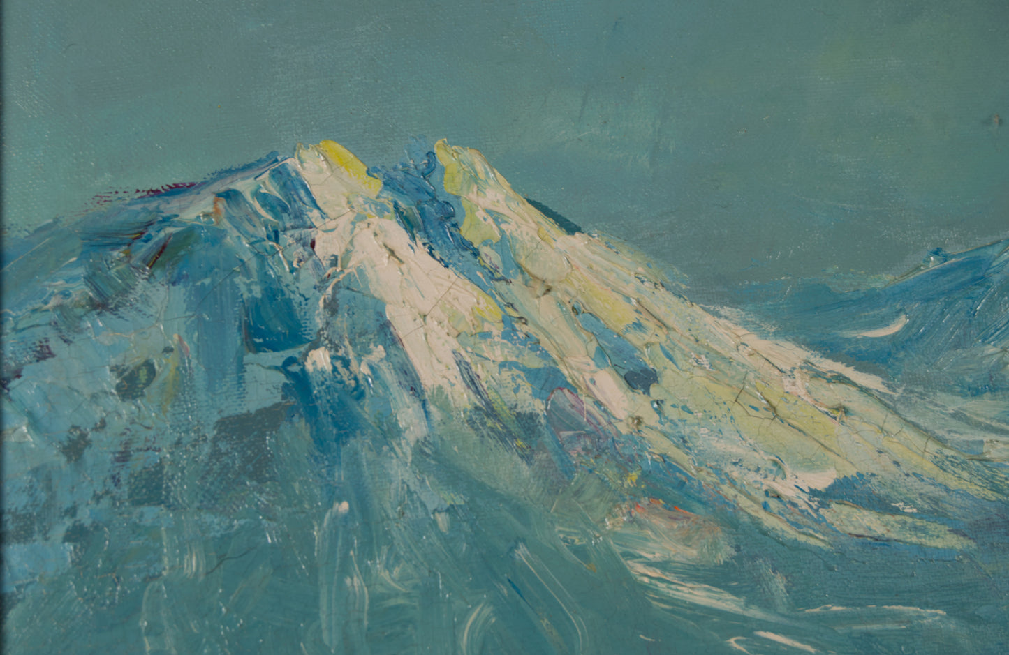 ESTEBAN GRUNWALD ALSGE | WINTERLANDSCHAFT MIT SCHNEE | UNGARISCH-SPANISCHE SCHULE (20. JAHRHUNDERT) | ÖL AUF LEINWAND